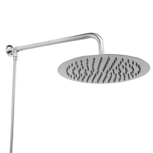 250mm round rain shower - round, head