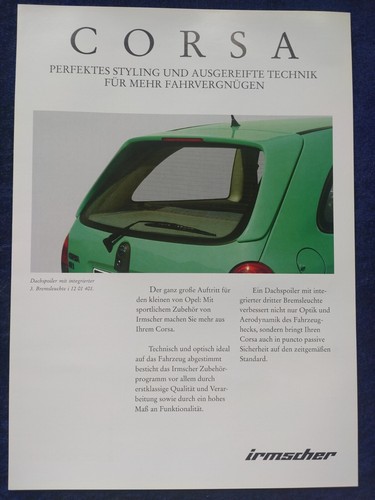 Opel irmscher corsa - opel,