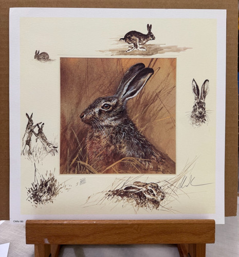 Mick cawston hare print - mick,