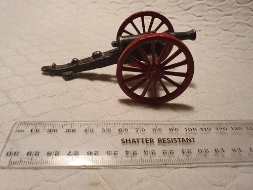 Vintage cast iron toy - iron, cannon