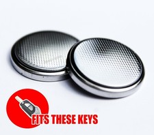 Citroen DS3 Replacement Battery for 2-Button Key Fob / Remote (2 Batteries)