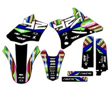 2002-2014 YZ 85 SERAPE Black Senge Graphics Kit Compatible with Yamaha