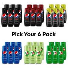 Pepsi Flavour Concentrates 6 Packs (for SodaStream)
