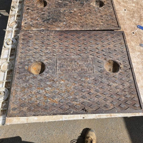 Cast iron manhole cover - manhole,