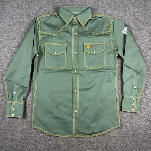 Western welder men green - green, m