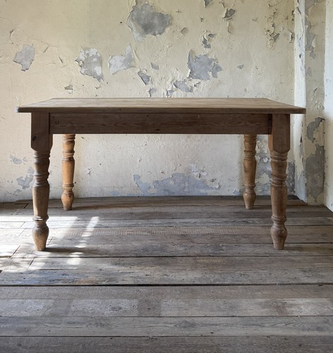 Vintage solid pine table - vintage,