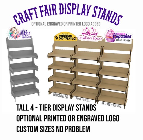Tall display stand tier - stand, 4