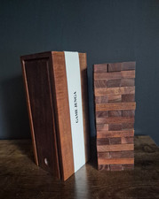 JENGA Wooden Game Poss. Harvey Makin in Wooden Box 21cm x 8cm Made in India
