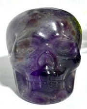 Amethyst Crystal Skull Beautiful Immaculately Carved Reiki Healing Crystal Stone