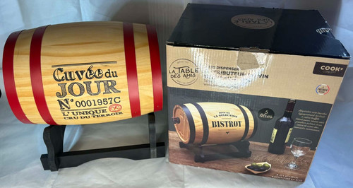 Wooden wine dispenser 27cm - 5l,