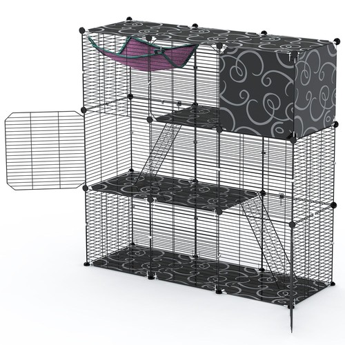 Cat cage playpen ball - cat,