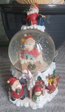 Vintage Musical Christmas Snow