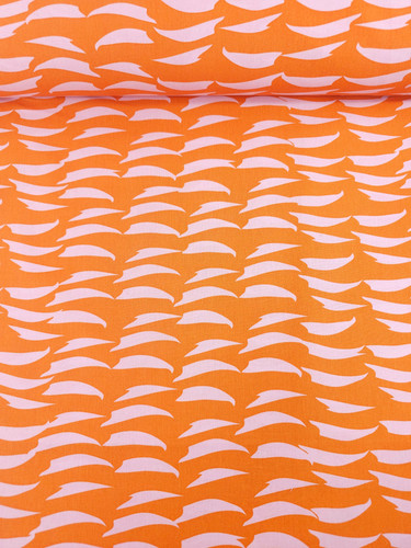 Orange pink stripe 100 - pink, 100%