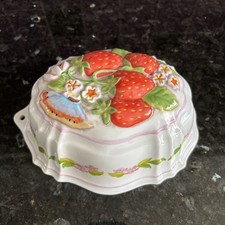 Ceramic Strawberry Decorated