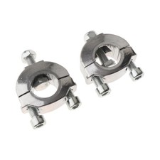 2Pcs Handlebar Bar Riser Clamp 7/8'' 22mm Bar Risers Mount