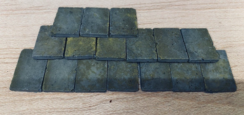 Dolls house roof - house, tiles