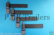 4 x 6" Tailgate Hinge and Gudgeon Pins Drop Side Door Gate for Trailer & Pickup