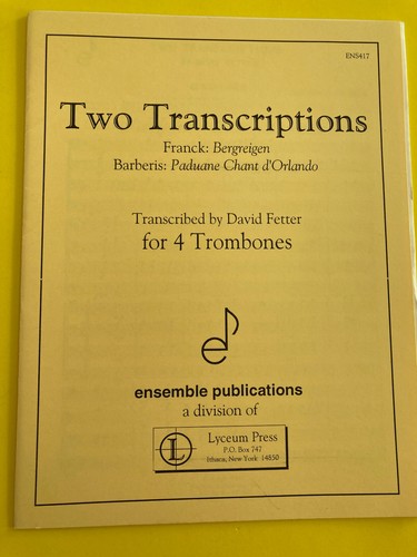 Two transcriptions transcr - two,