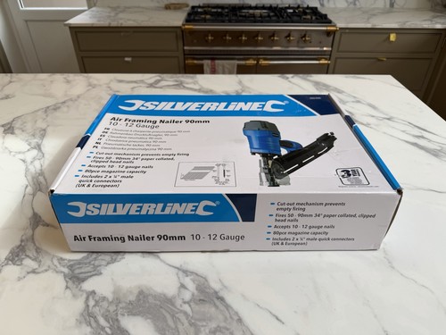 Silverline air framing nailer - silverline,