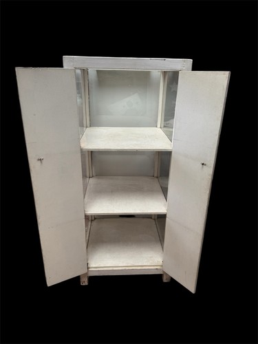 Vintage wooden medical cabinet - vintage,