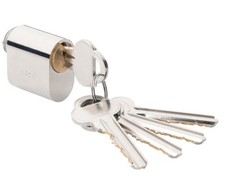 Scandinavian oval lock 701 external cylinder 5 keys 7 pin Assa Dorma Ruko analog