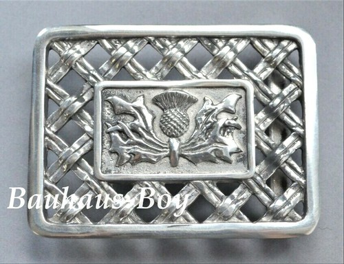 Kilt buckle pewter lattice - kilt,