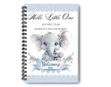Baby Boy First Year Memory Book – Milestone Journal Gift for New Parents