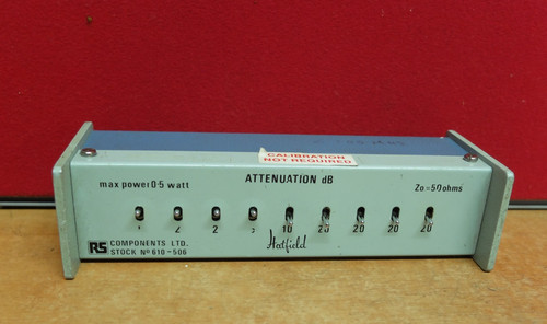 Hatfield attenuation - attenuation, db
