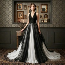 Gothic Black And White Wedding