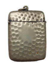 Art Nouveau Silver EPNS Vesta Case circa 1880s