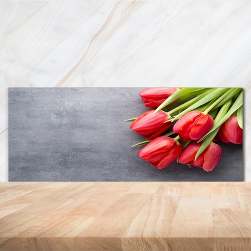 Kitchen glass splashback - kitchen,