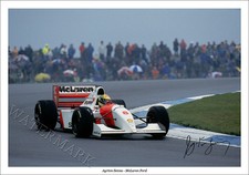 AYRTON SENNA SIGNED PHOTO PRINT POSTER NEW F1 FORMULA ONE MONACO MCLAREN