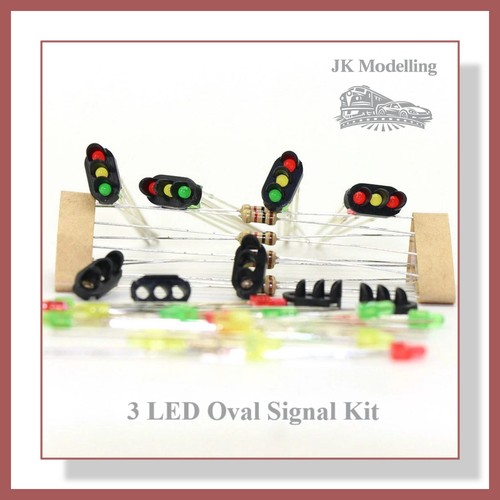 Led oval signal light - led, kits