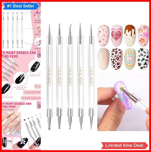 Nail art dotting tools - nail, 5