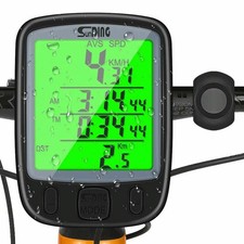 Waterproof Bicycle Speedometer Cycle Bike Meter Computer Speed Odometer Cycling
