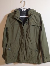 North Face Women's Hyvent Rain Jacket W/ Hood Sz.M Olive Green