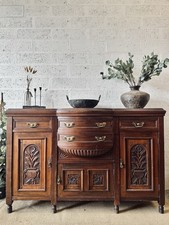 Beautiful Antique Carved Solid