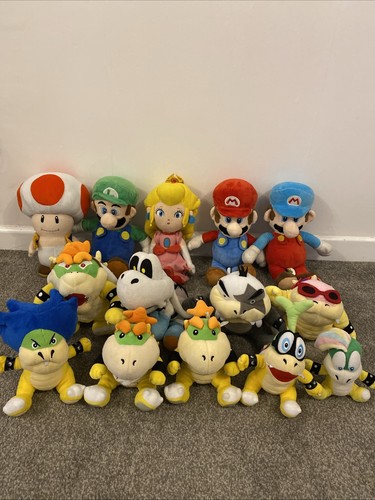Super mario plush lot 14 - plush, of