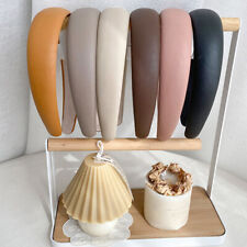 Women Cloth Sponge Head Hoop Headband Wide Hairband Headwear Hair Accessories  ∧