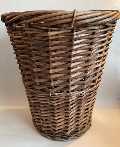 Vintage large tall wicker - vintage,