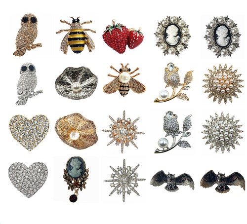 Women crystal magnetic - women, brooch