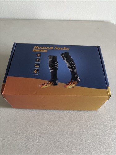 Heated socks with - heated, rechargeable