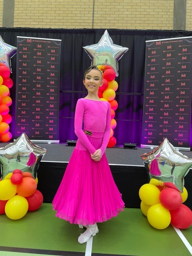 Juvenile ballroom dance dress - dance,