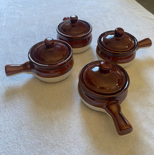 Vintage Rustic Soup Bowls Set