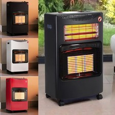4.2kw Portable Gas Cabinet Heater Home Indoor Calor Butane With Hose & Regulator