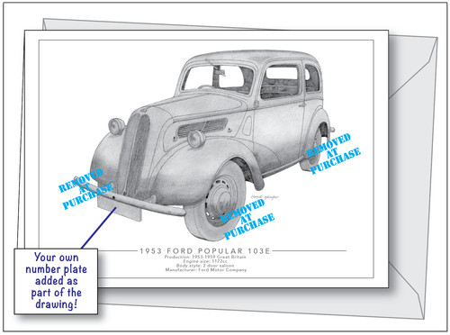 Ford popular 103e personalised - popular,