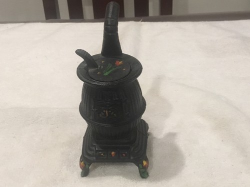 Vintage small pot belly stove - vintage,