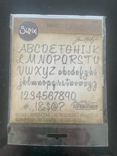 Sizzix Thinlits Script