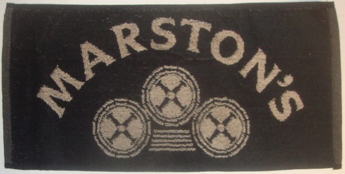 Marstons bar towel beer - beer, cloth