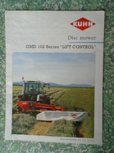 Kuhn disc mower - gmd, 102